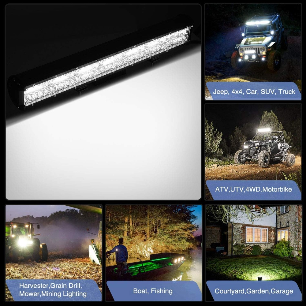 Set Lampu LED Bar Nilight 20'C - Flood Tray Table ulasan dan harga